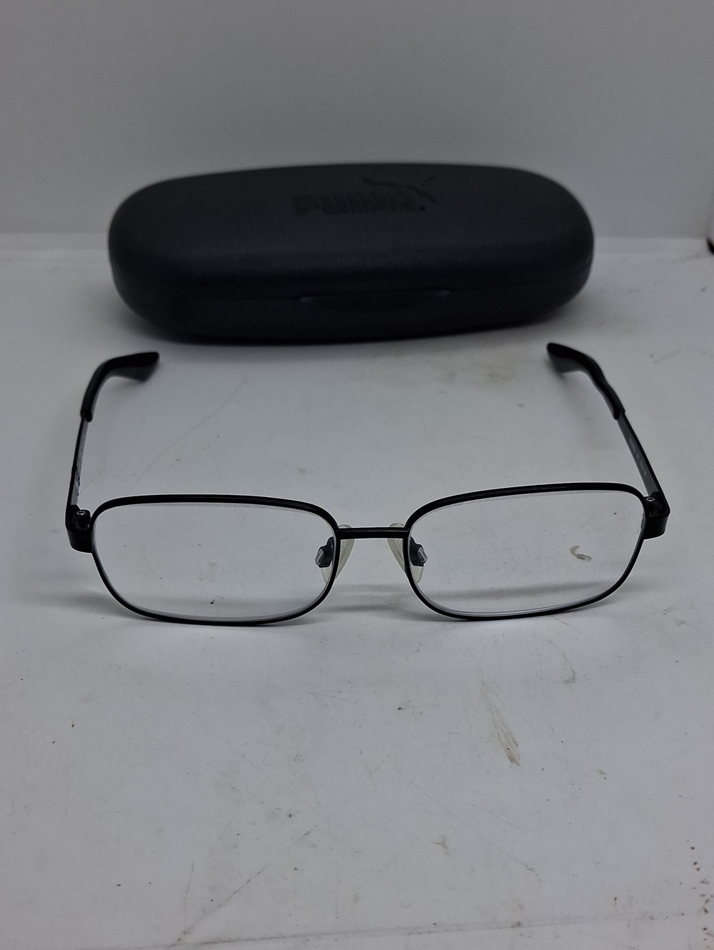 NWOT Rxable Puma PJ0026 Black Eyeglass Frames